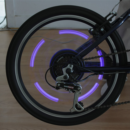 Coms 자전거 / 바이크 안전 점멸기 - 파란색, 공기 흡입구 장착 / LED