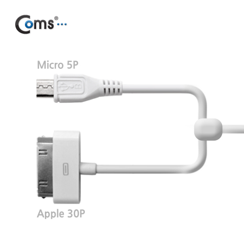 Coms 차량용 USB전원 세트(2.1A USB시가잭+ 케이블) IOS/Micro USB