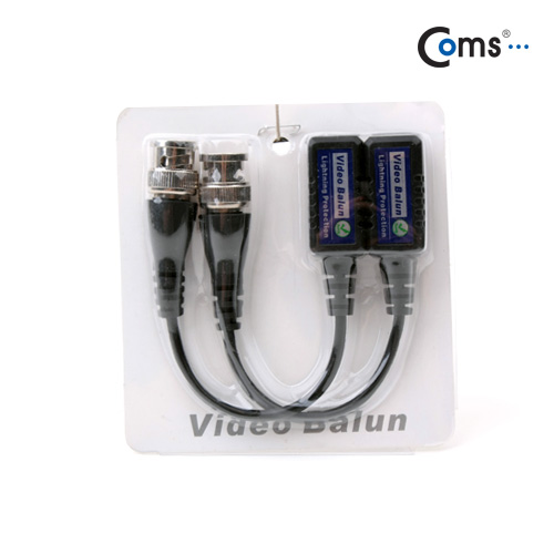 Coms BNC 리피터(Balun) - UTP 연장(CCTV신호연장/커넥터 나사타입)