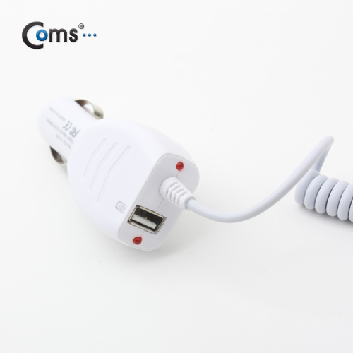 Coms 차량용 아이폰 충전 케이블(5V 1A/돼지꼬리 케이블)