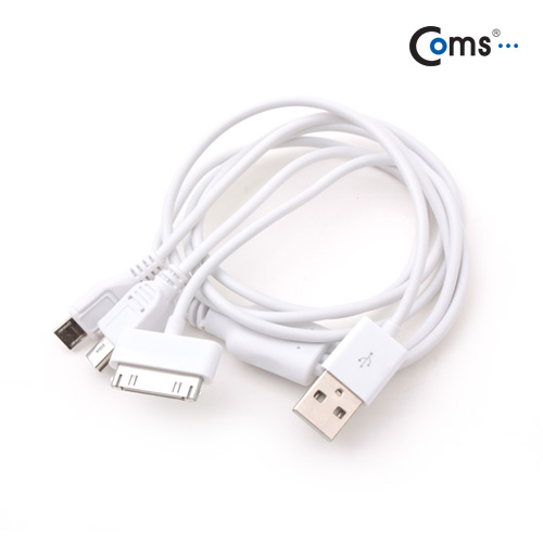 Coms USB 스마트폰 충전케이블(멀티) 3in 1(60cm)