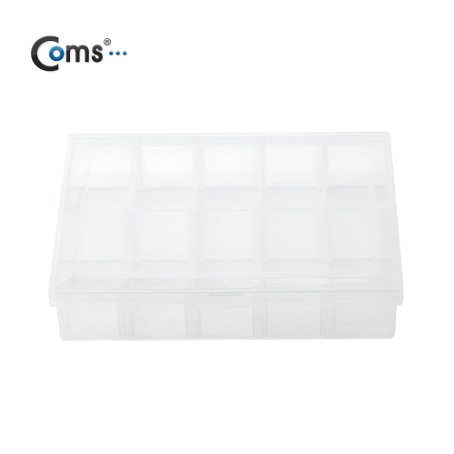 Coms 다용도 PVC 수납함 (10분배, 13.5cmX10cmX2.7cm) EKB-203