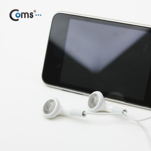Coms 이어폰(스마트폰) 칼라 - 화이트, 마이크/리모컨
