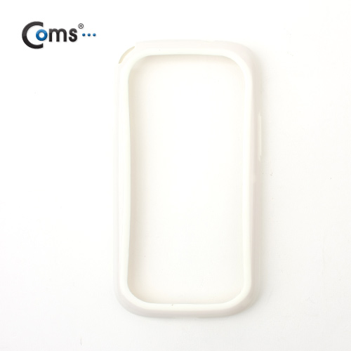 Coms 갤럭시 S3 케이스(범퍼 케이스/실리콘) - 화이트