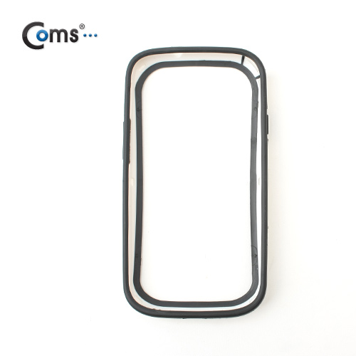 Coms 갤럭시 S3 케이스(범퍼 케이스/실리콘) - 화이트+블랙