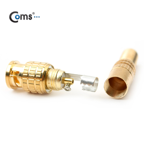 Coms BNC 커넥터(BNC M/스프링 타입), Security형/Gold