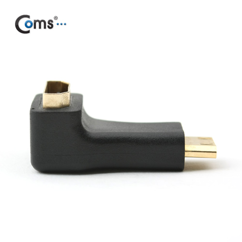 Coms HDMI 젠더(Mini HDMI M/HDMI F),꺾임형(꺽임)/상향90도