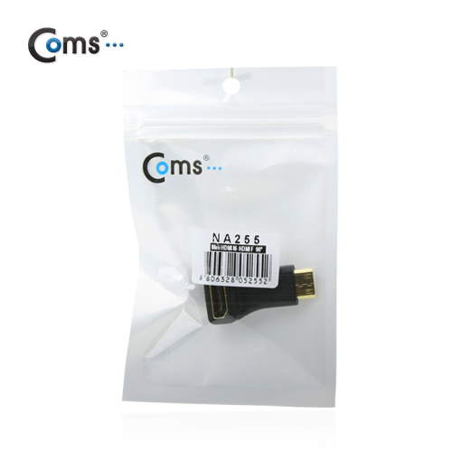 Coms HDMI 젠더(Mini HDMI M/HDMI F),꺾임형(꺽임)/상향90도
