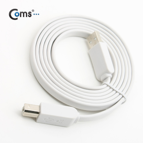 Coms USB 2.0 케이블(일반/AB형) 1.5M/Flat형