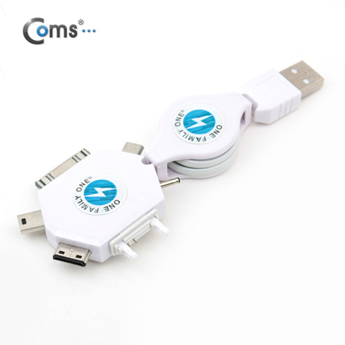 Coms USB 전원 케이블 (멀티용) - 6 in 1