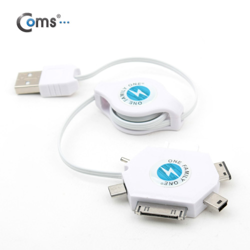 Coms USB 전원 케이블 (멀티용) - 6 in 1