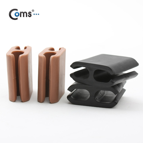 Coms 케이블 오거나이저(Clip형), 4ea/중형