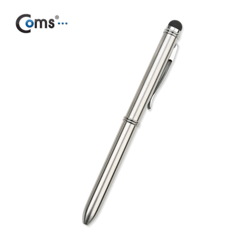 Coms 터치펜 정전식(볼펜포함) / Swing 전환 - 실버