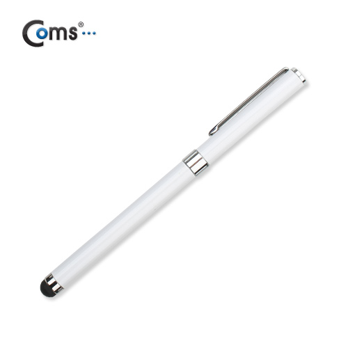 Coms 터치펜 정전식(볼펜포함) / 노블화이트