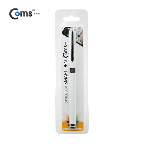 Coms 터치펜 정전식(볼펜포함) / 노블화이트