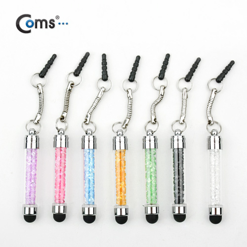 Coms 터치펜 정전식(구슬형) / 그린, 이어마개