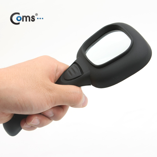 Coms 돋보기(6LED/3배줌), 60mm/위폐감별