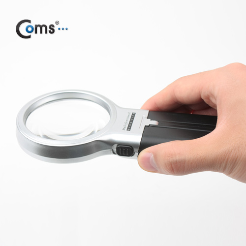 Coms 돋보기(2LED), 3배율/스탠드 각도조절