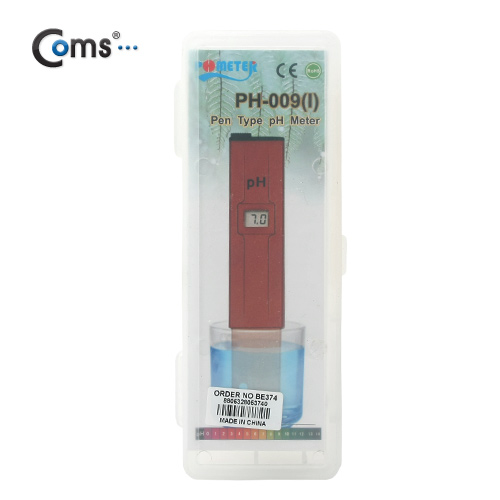 Coms PH 테스터기(산성/알칼리성 수치 측정), Ph.(0~14.0)