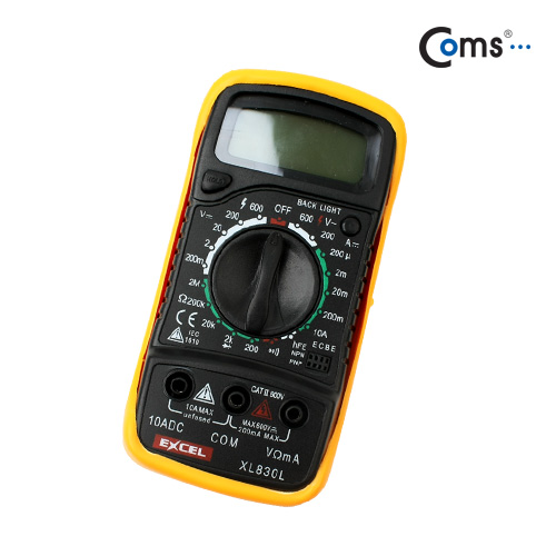Coms 디지털 테스터기, LCD 표시기능/백라이트