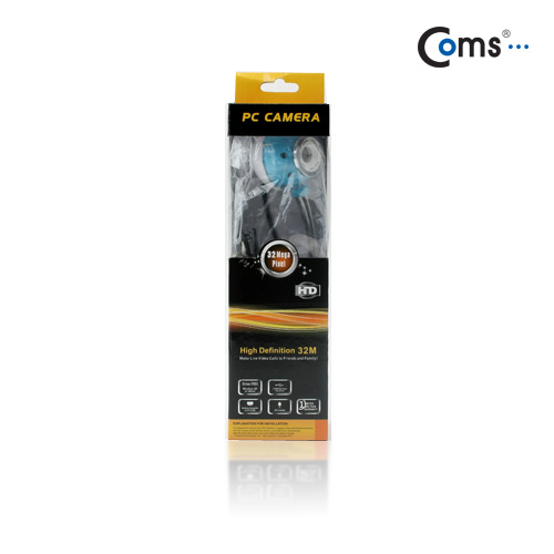Coms 웹캠(USB/원형), 32Mega PIXEL