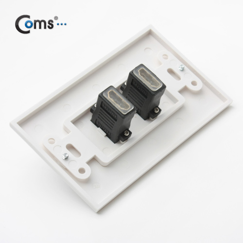 Coms HDMI 월 플레이트 F/F 2포트, Wall Plate