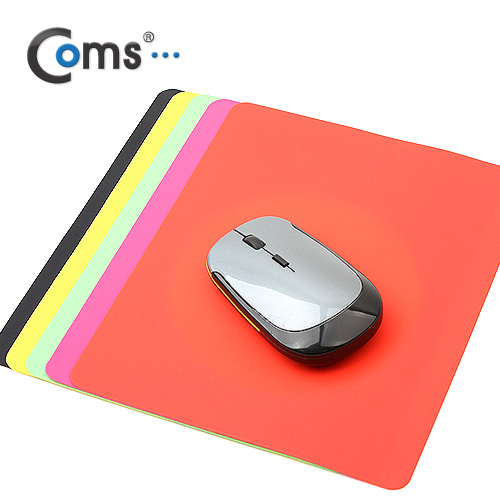 Coms 마우스 패드 (라텍스 재질) - 색상랜덤