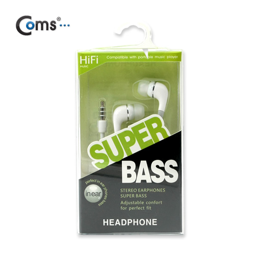 Coms 이어폰 (EV-2207SL), 커널/4극