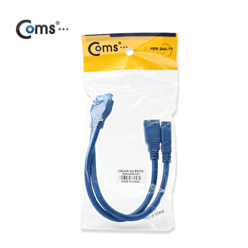 Coms USB 3.0 포트, 20핀 to 2Port, 12cm