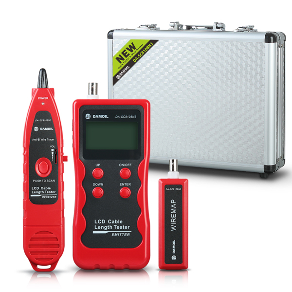 DA-SC8108N3 랜케이블 테스트 UTP/BNC/USB 길이측정 및 SCAN기능 랜선 단선유무 및 PAIR