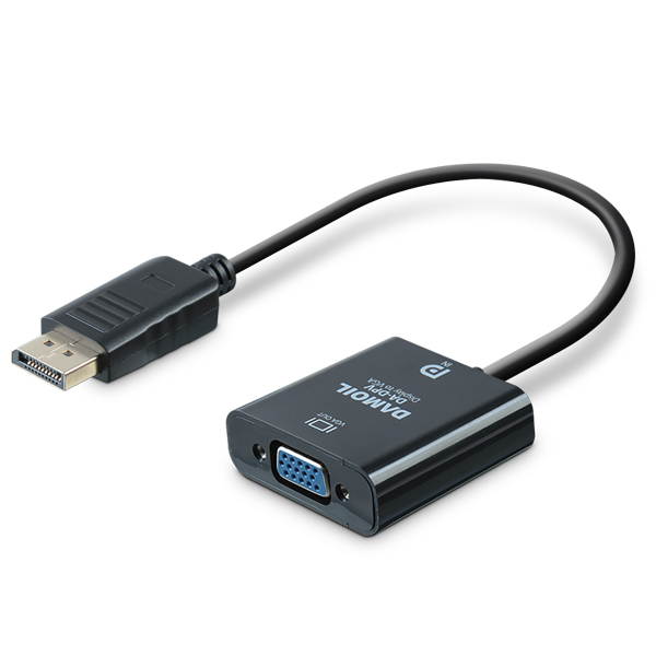 DA-DPV 디스플레이포트 DP to VGA 영상컨버터 영상젠더  최대지원해상도 1920 X 1080 (FullHD)