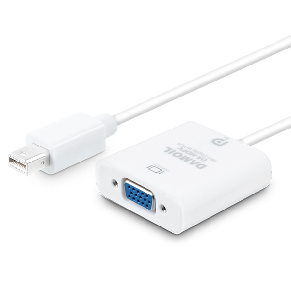 DA-MDPV 디스플레이포트 miniDP to VGA 영상컨버터 최대지원해상도 1920 X 1080 (FullHD)