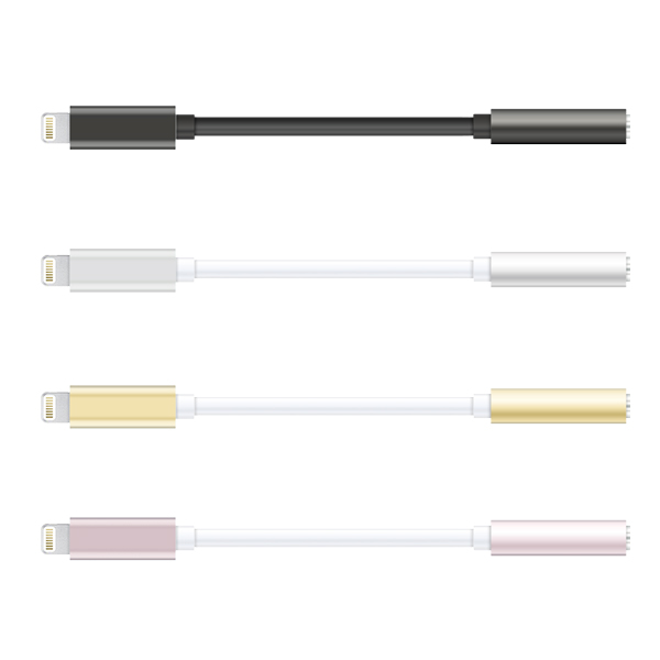 DA-STI7(BLACK) 다모일 이어폰 변환젠더 (아이폰7용) 아이폰7 라이트닝커넥터를 이용한 3.5mm 이어폰변환 젠더