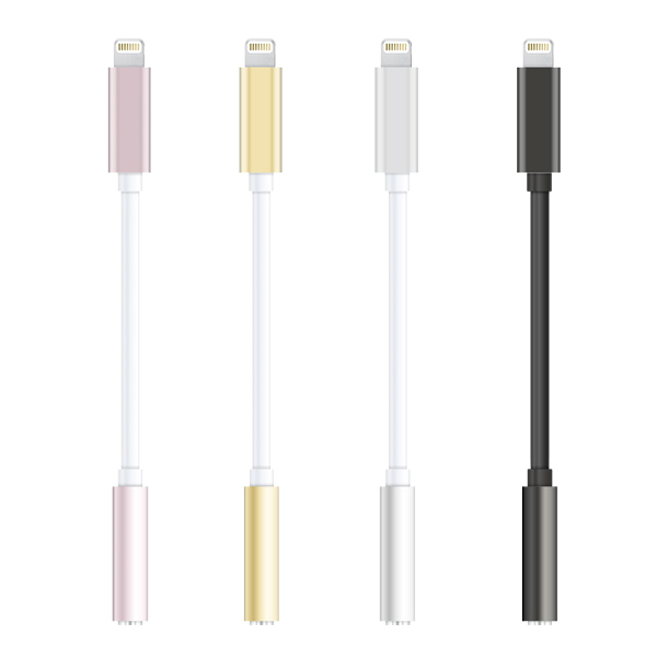DA-STI7(GOLD) 다모일 이어폰 변환젠더 (아이폰7용) 아이폰7 라이트닝커넥터를 이용한 3.5mm 이어폰변환 젠더