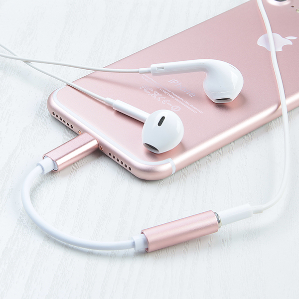 DA-STI7(PINK) 다모일 이어폰 변환젠더 (아이폰7용) 아이폰7 라이트닝커넥터를 이용한 3.5mm 이어폰변환 젠더