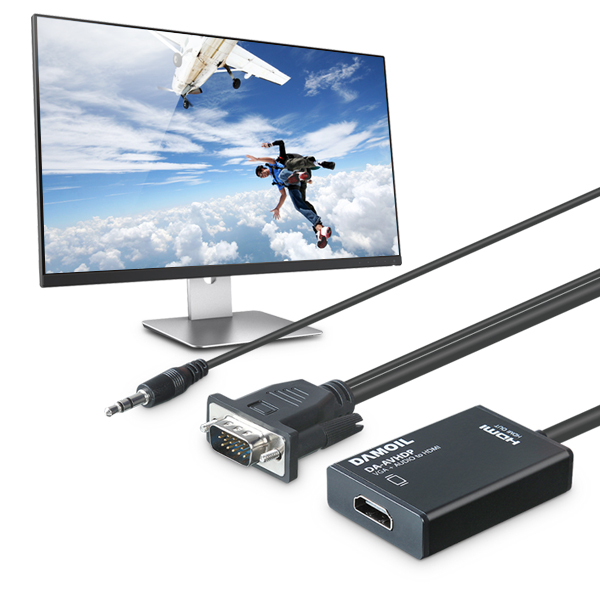 DA-AVHDP 다모일 영상 컨버터 RGB to HDMI 컨버터  RGB신호를 HDMI신호로로 변환