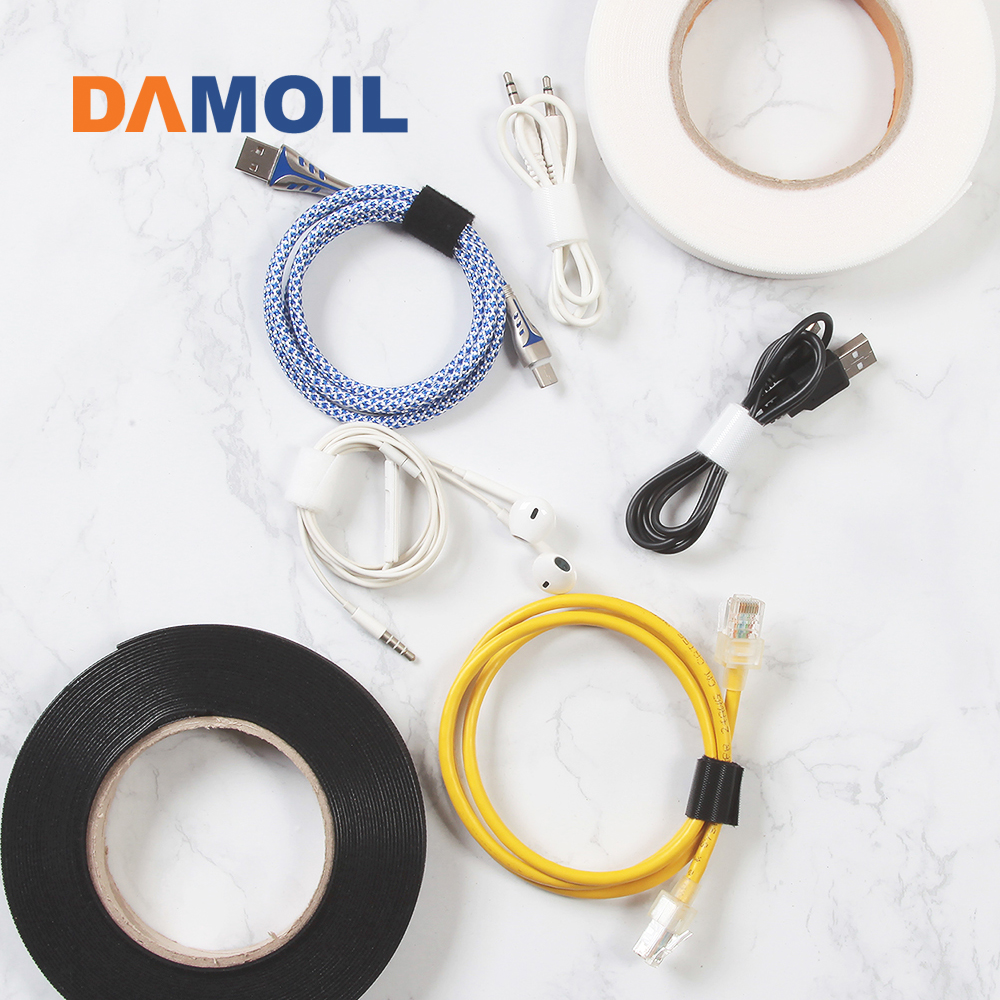 DA-VTIE-10M(SB) 다모일 양면 벨크로타이-슬림형 (블랙)