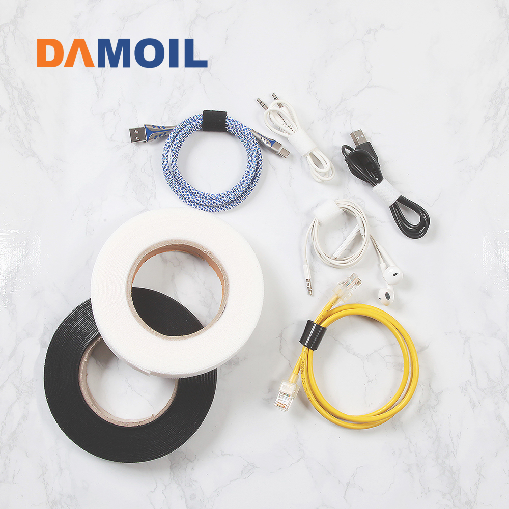 DA-VTIE-10M(SW) 다모일 양면 벨크로타이-슬림형 (화이트)