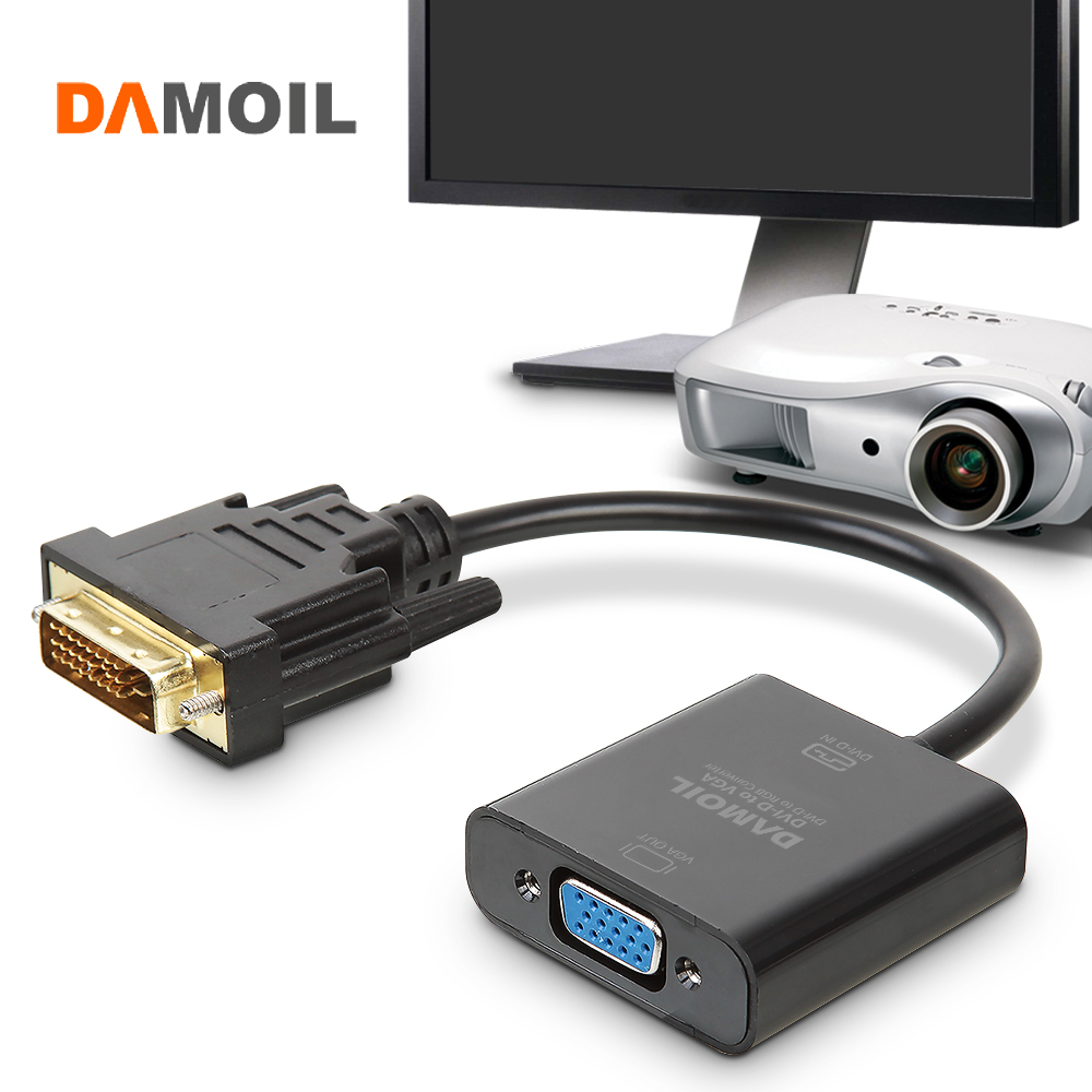 DA-DDV 다모일 영상 컨버터 DVI-D to VGA 컨버터 DVI-D신호를 RGB 신호로 변환