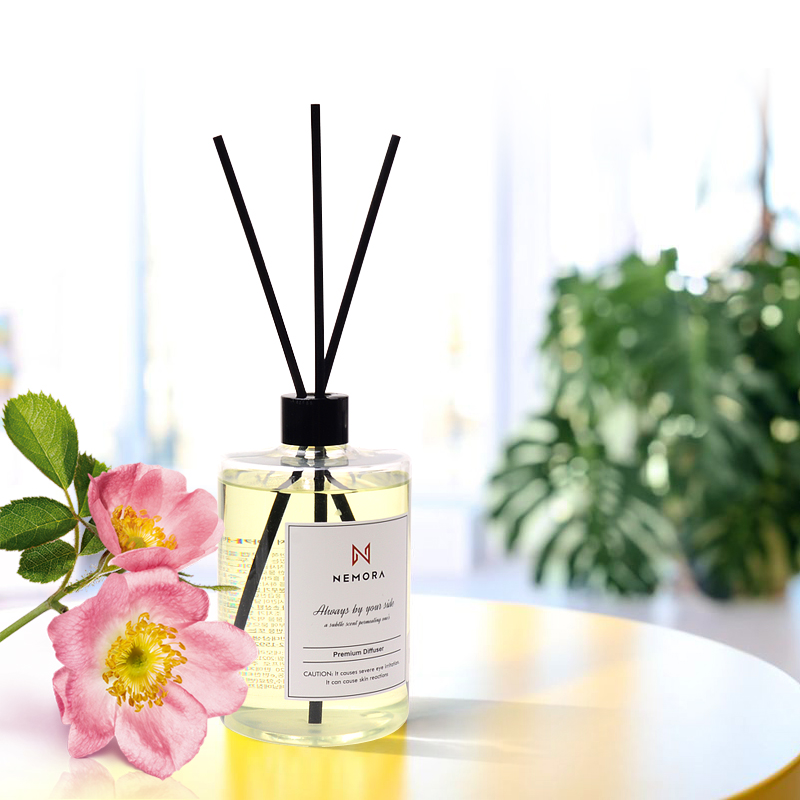 네모라 디퓨저 500ml 대용량 리필용 블랙체리 스틱별매