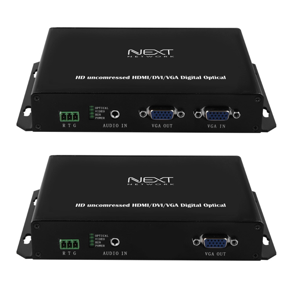 NEXT-1021VFC VGA 비압축 무손실 광 연장기 리피터