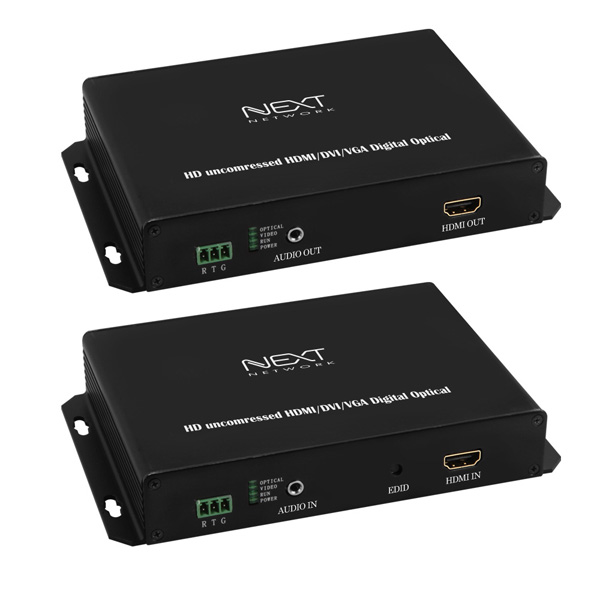 NEXT-1022HFC HDMI 비압축 무손실 광 연장기 리피터