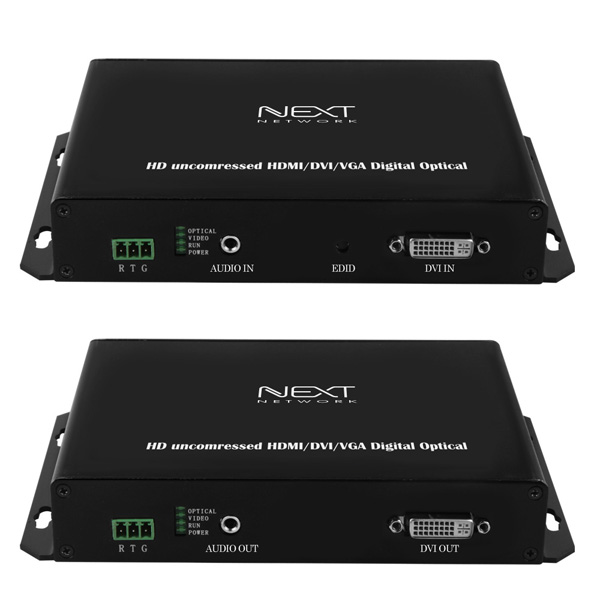 NEXT-1023DFC DVI 비압축 무손실 광 연장기 리피터
