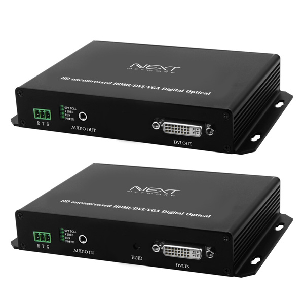 NEXT-1023DFC DVI 비압축 무손실 광 연장기 리피터