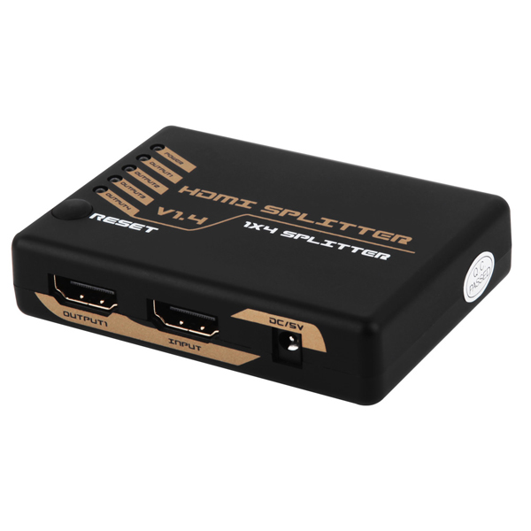 NEXT-3404SP4K 4K UHD 1:4 HDMI 모니터 분배기