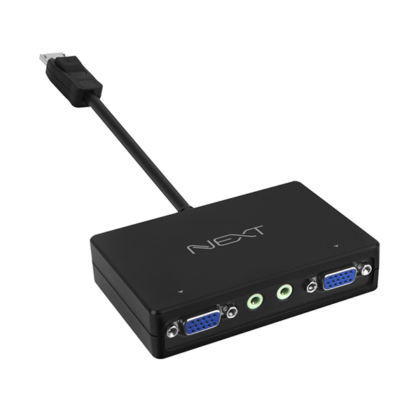 NEXT DP102VS DP to 1:2 VGA 모니터 분배기(공유기)