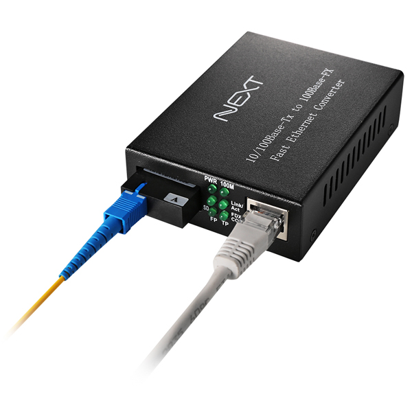 NEXT-200FSCSW40B 1Core SC타입 광컨버터