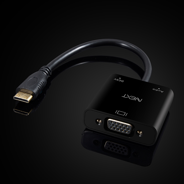 Mini HDMI to RGB+Stereo Converter