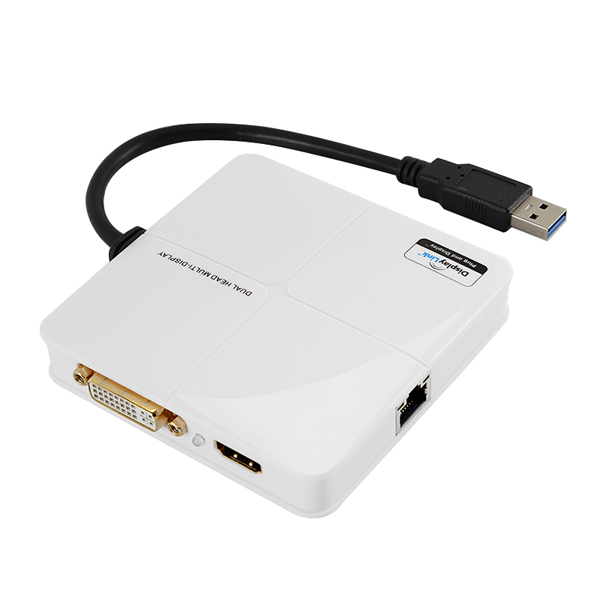 USB3.0 to DVI/HDMI 듀얼 디스플레이 아답터