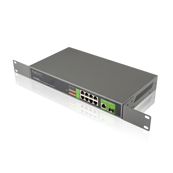 NEXT-POE308SFP-TP 8포트 POE With SFP+Gigabit TP 스위치허브(150W)